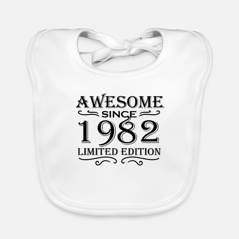 1982 - Né en 1982 Bavoir bio Bébé