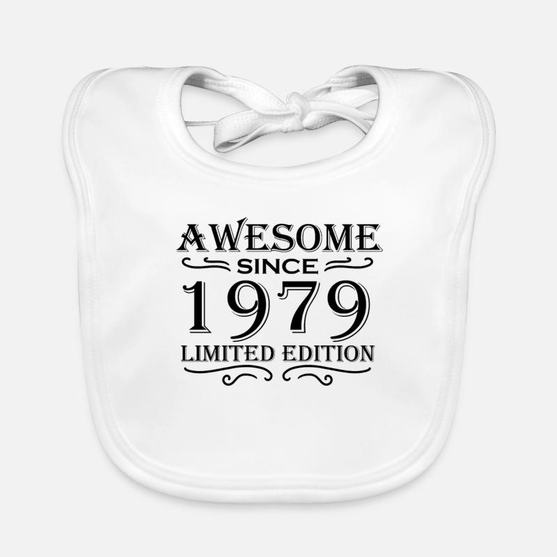 1979 - Born 1979 Organic Baby Bibs