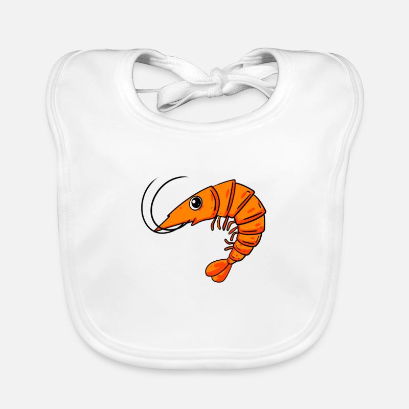 Shrimp shrimp Organic Baby Bibs