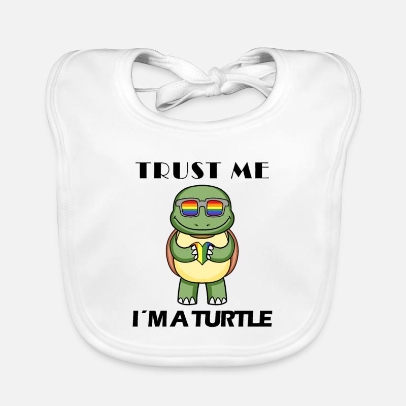 Schildkröte Baby Bio-Lätzchen
