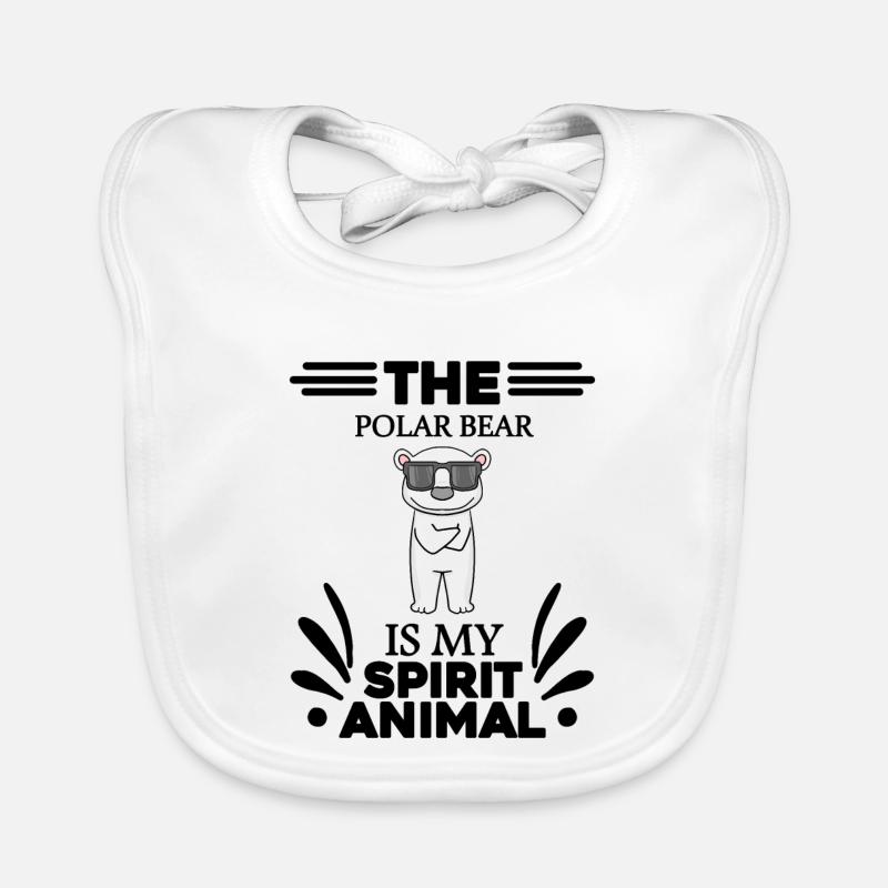 Polar Bear Polar Bear Bear Organic Baby Bibs