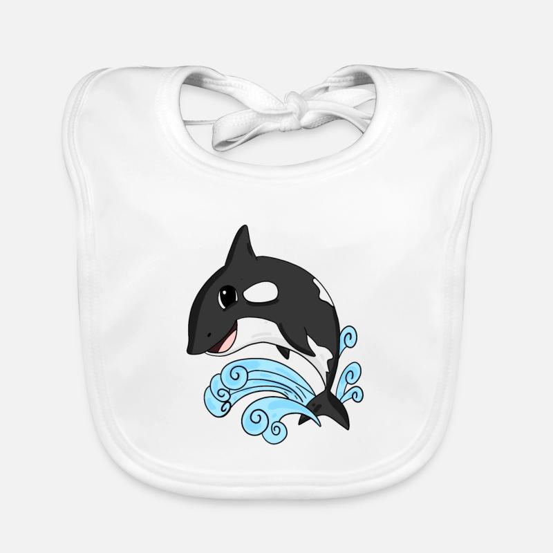 Killer whale Organic Baby Bibs