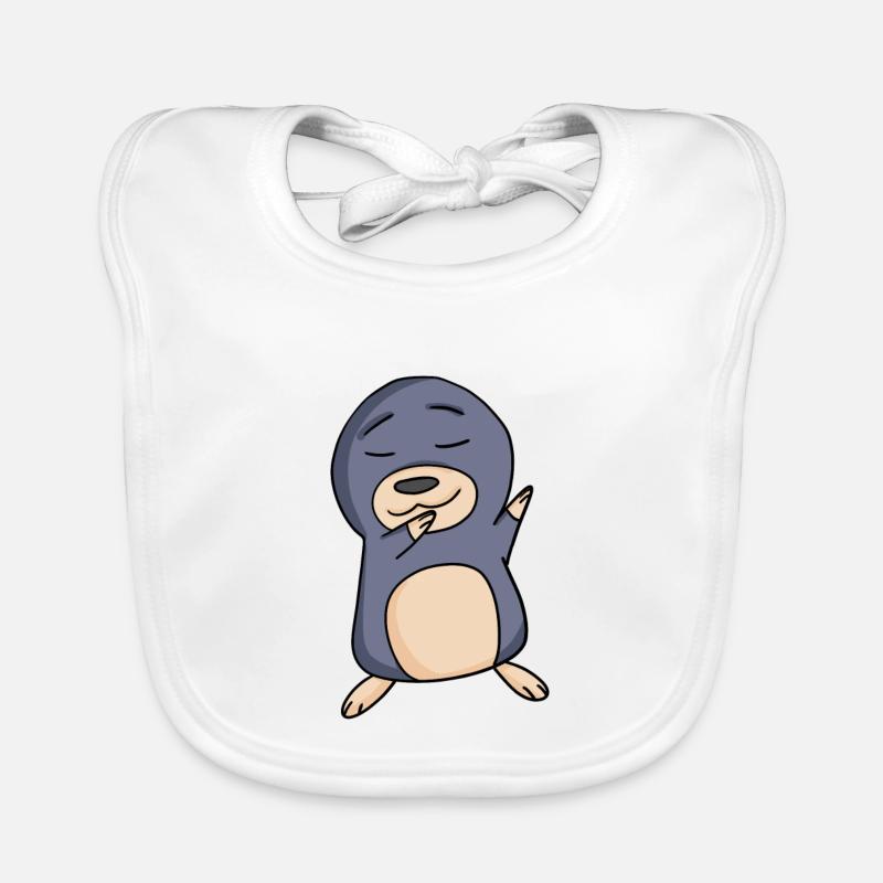Taupe Bavoir bio Bébé