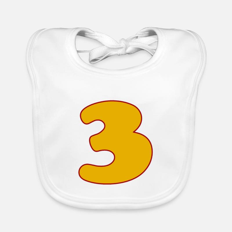 3 Organic Baby Bibs