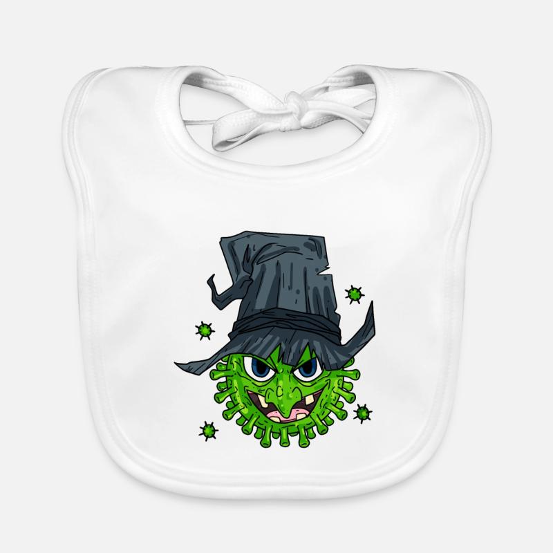 Virus de la sorcière Bavoir bio Bébé