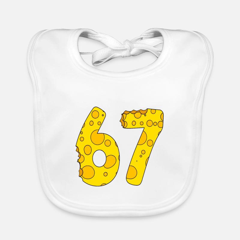67 Jahre alt - 67. Geburtstag Geschenk - 1967 Baby Bio-Lätzchen