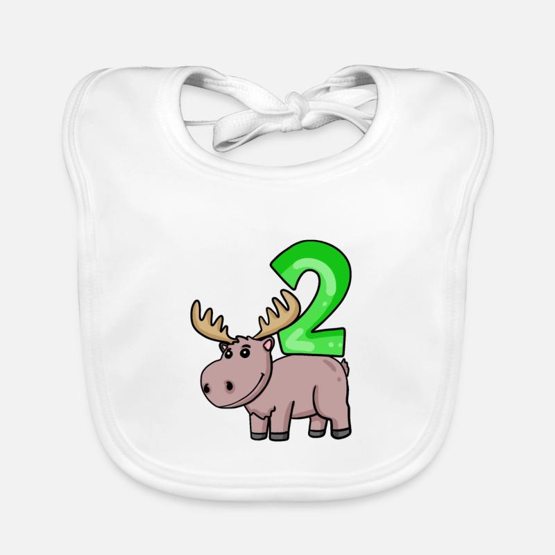 2 ans - 2 anniversaire - J’ai 2 ans Bavoir bio Bébé