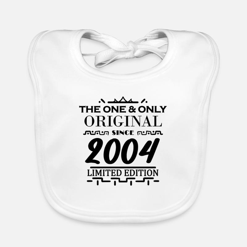 2004 - Né 2004 - Année de naissance 2004 - Original Bavoir bio Bébé