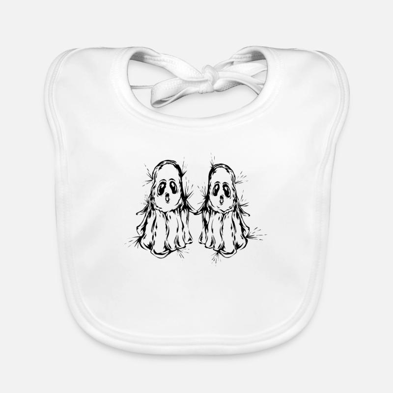 Ghosts Ghosts Organic Baby Bibs