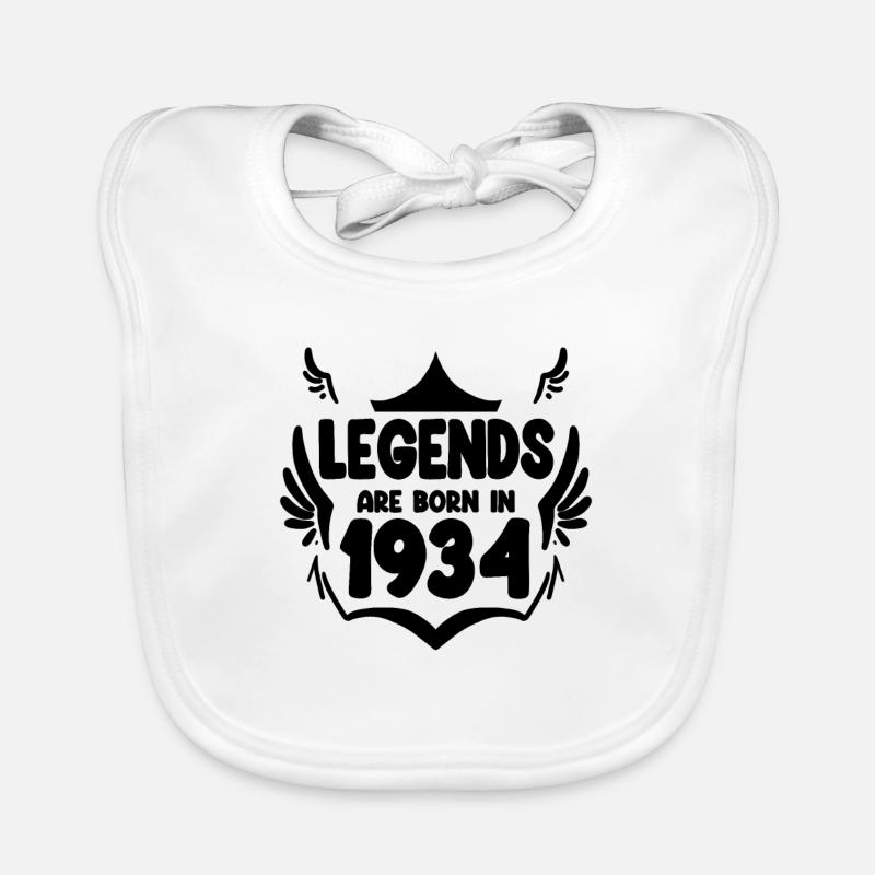 1934 - born 1934 Organic Baby Bibs