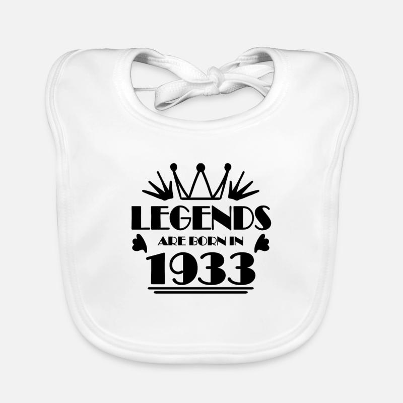 1933 - Born 1933 Organic Baby Bibs