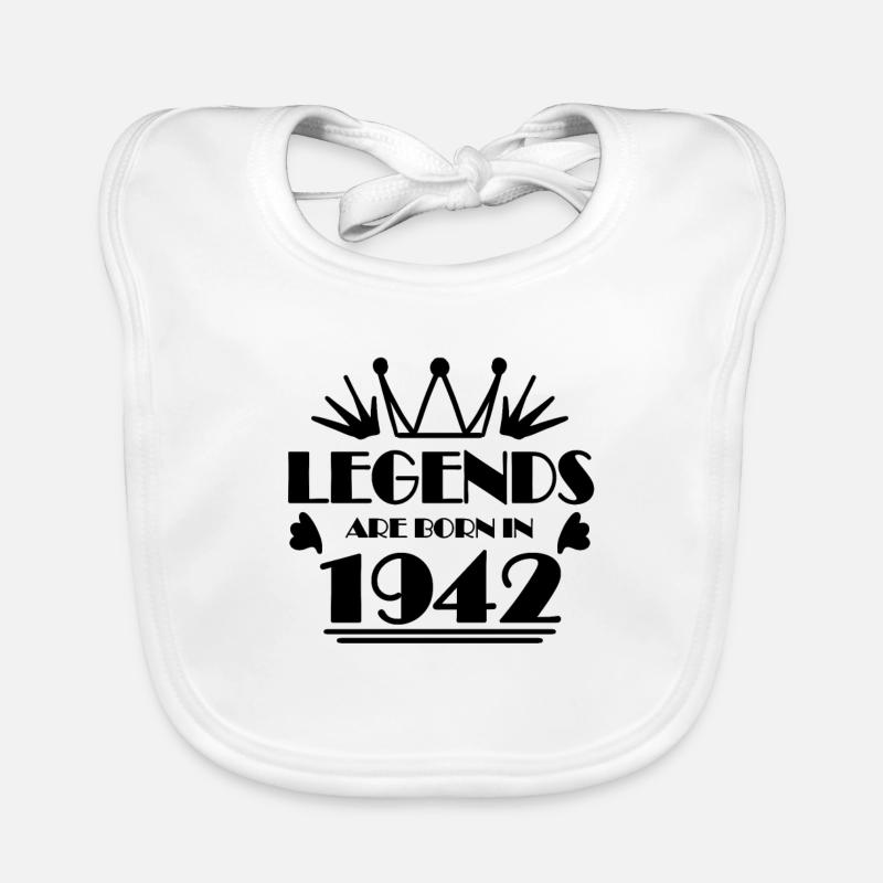1942 - Born 1942 Organic Baby Bibs