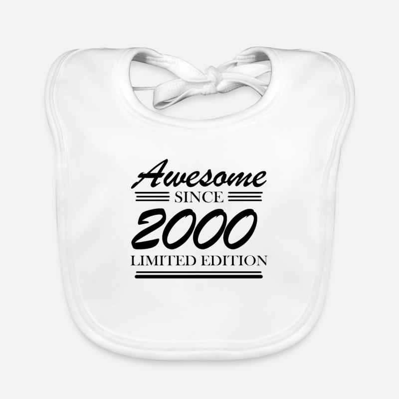 2000 - Vintage 2000 - Fantastic since 2000 Organic Baby Bibs