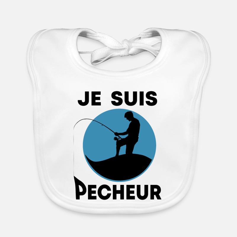 Je suis pêcheur Bavoir bio Bébé