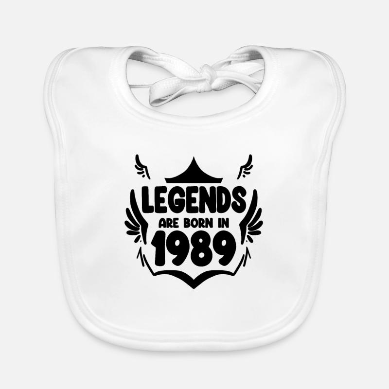 1989 - Born 1989 Organic Baby Bibs