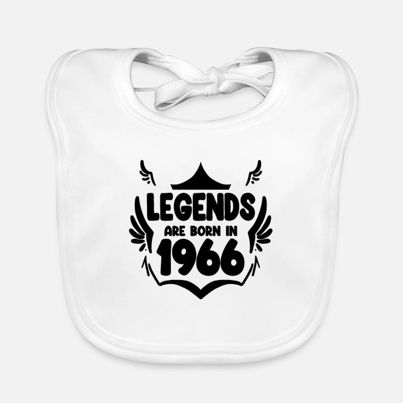 1966 - Born 1966 Organic Baby Bibs