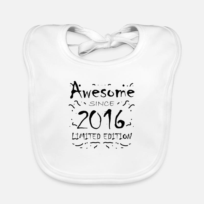 2016 - Né 2016 - Année de naissance 2016 Bavoir bio Bébé
