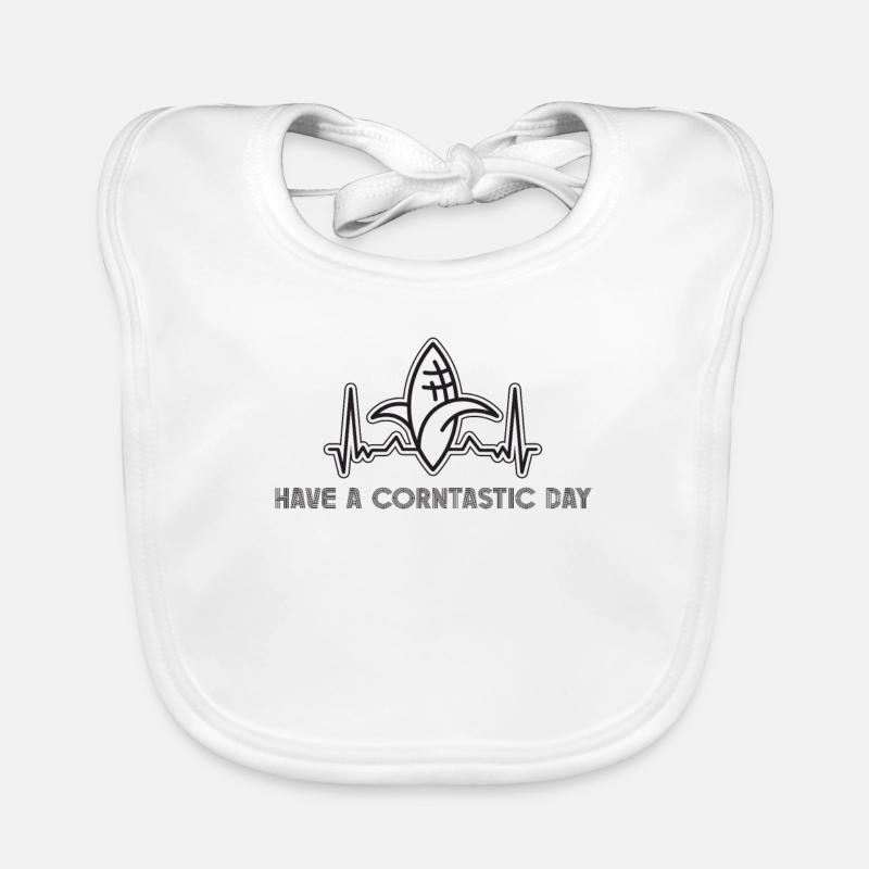 Have a corntastic day Organic Baby Bibs