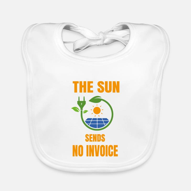 Soleil Pas de facture système solaire énergie solaire Bavoir bio Bébé
