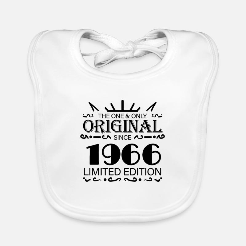 1966 - Année de construction 1966 - Naissance 1966 Bavoir bio Bébé