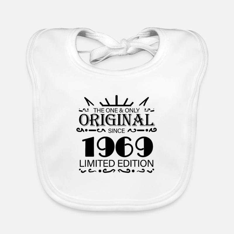 1969 - Année de construction 1969 - Naissance 1969 Bavoir bio Bébé