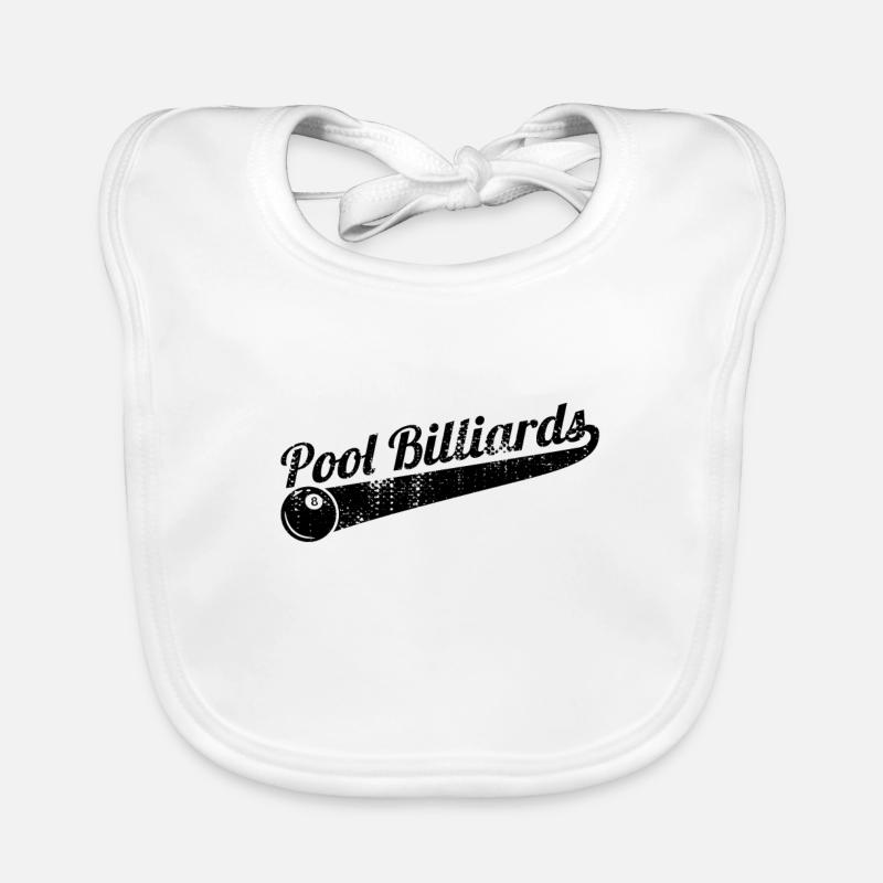 Billard Pool Baby Bio-Lätzchen