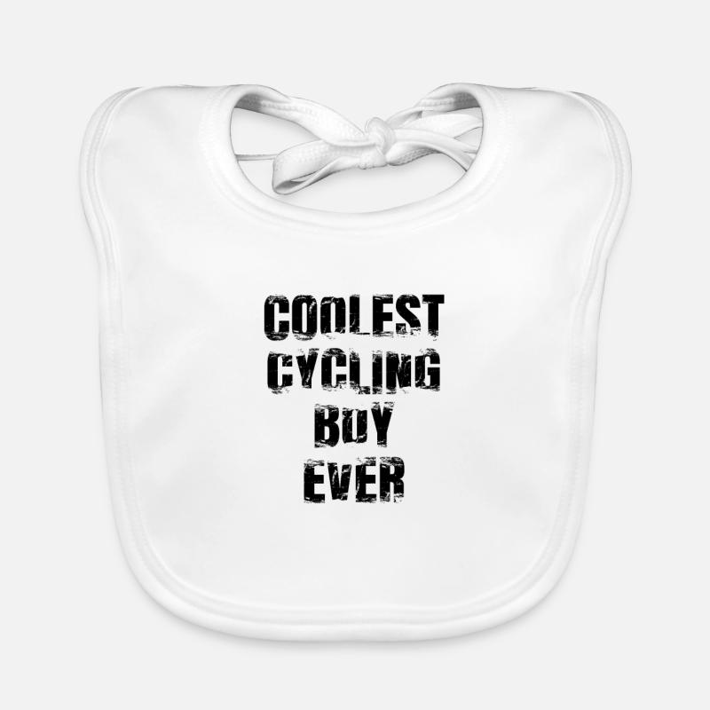 Cooler Radfahrer Baby Bio-Lätzchen