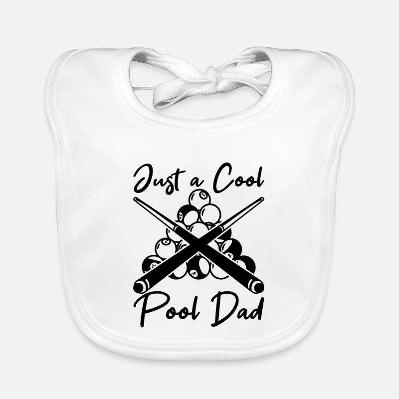 Père de billard Bavoir bio Bébé