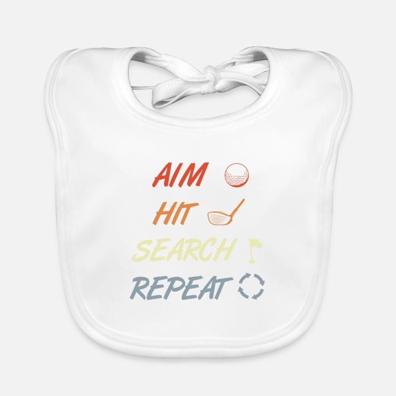 Golf Routine Organic Baby Bibs