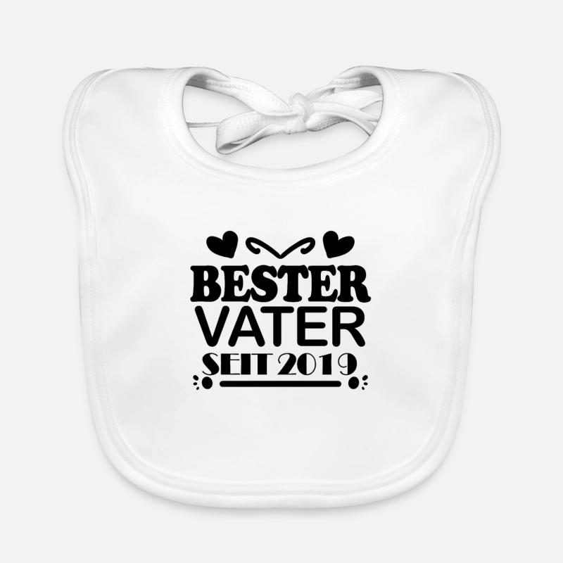 Bester Vater seit 2019 Baby Bio-Lätzchen