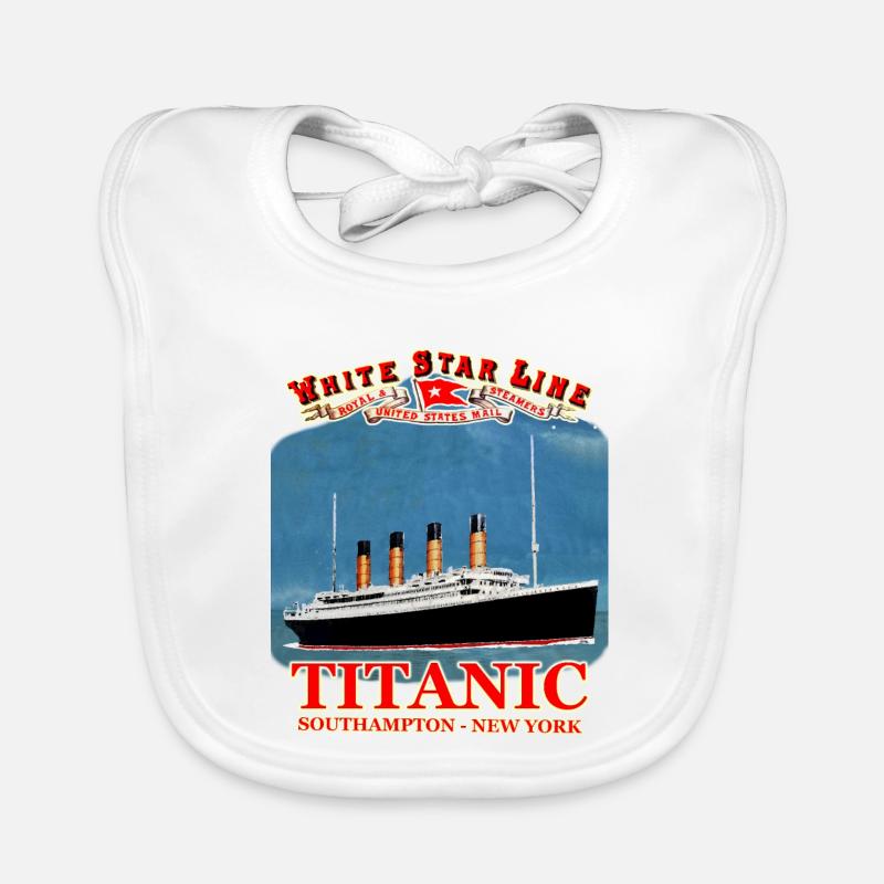 TITANIC creation Louis RUNEMBERG © Adagp Organic Baby Bibs