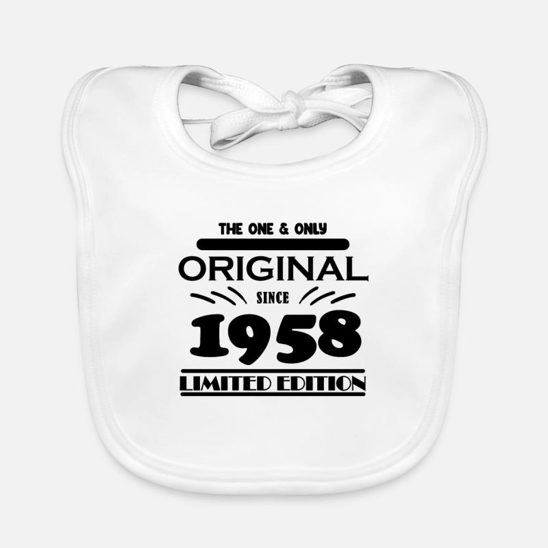 1958 - Year 1958 - Year 1958 Organic Baby Bibs