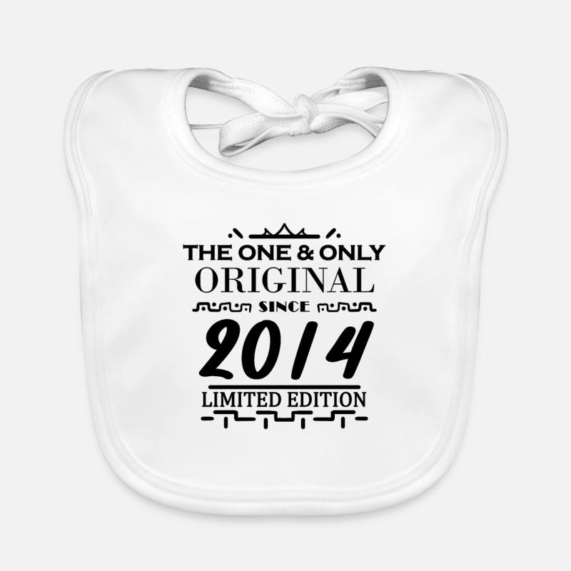 2014 - Year of construction 2014 - Vintage 2014 Organic Baby Bibs