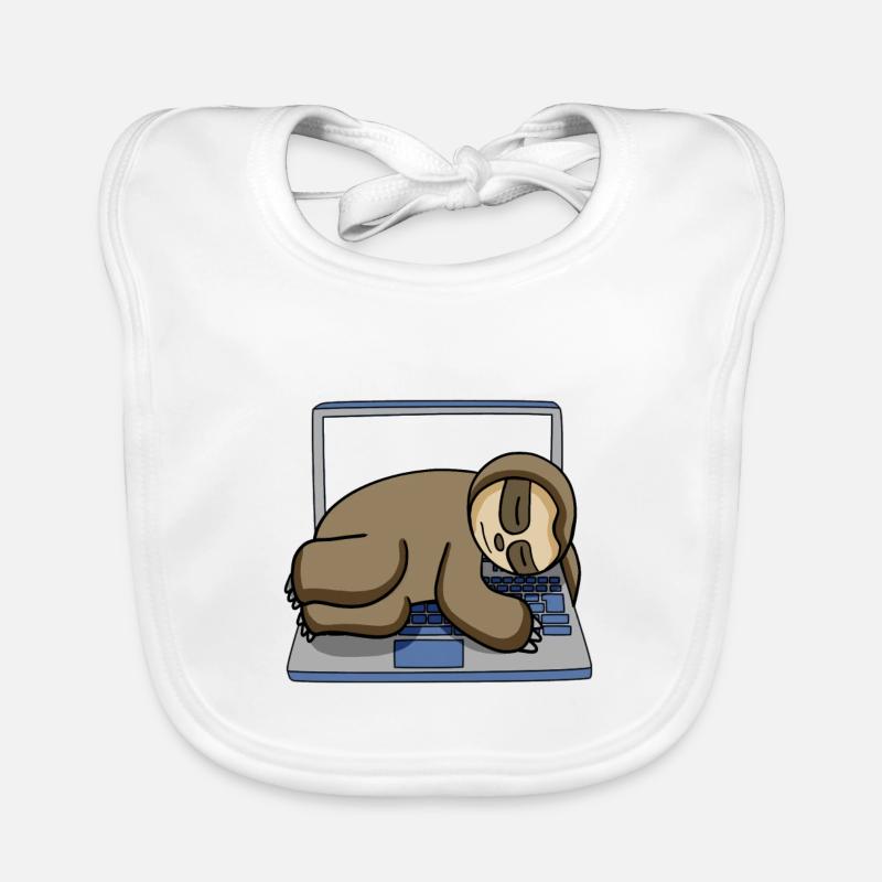 Cadeau de programmeur de nerd informatique Bavoir bio Bébé