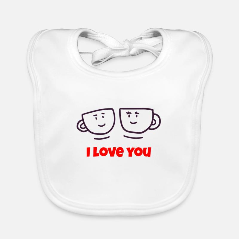 Valentinstag, Valentinstag, Valentinstag Baby Bio-Lätzchen