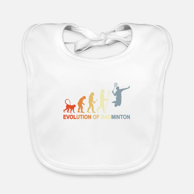 Badminton Evolution Baby Bio-Lätzchen