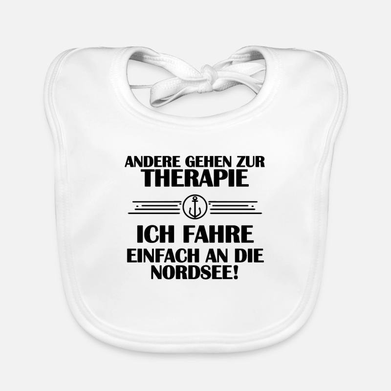 Anker Nordsee Plattdeutsch Spruch Moin Baby Bio-Lätzchen