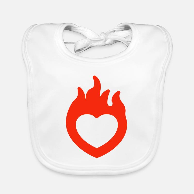 Saint-Valentin, Saint-Valentin, Saint-Valentin Bavoir bio Bébé