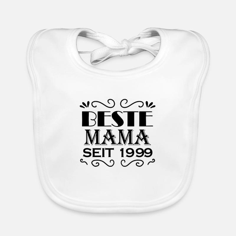 Beste Mama seit 1999 - Beste Mutter seit 1999 Baby Bio-Lätzchen