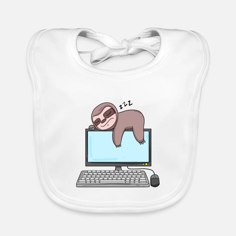 Cadeau de programmeur de nerd informatique Bavoir bio Bébé