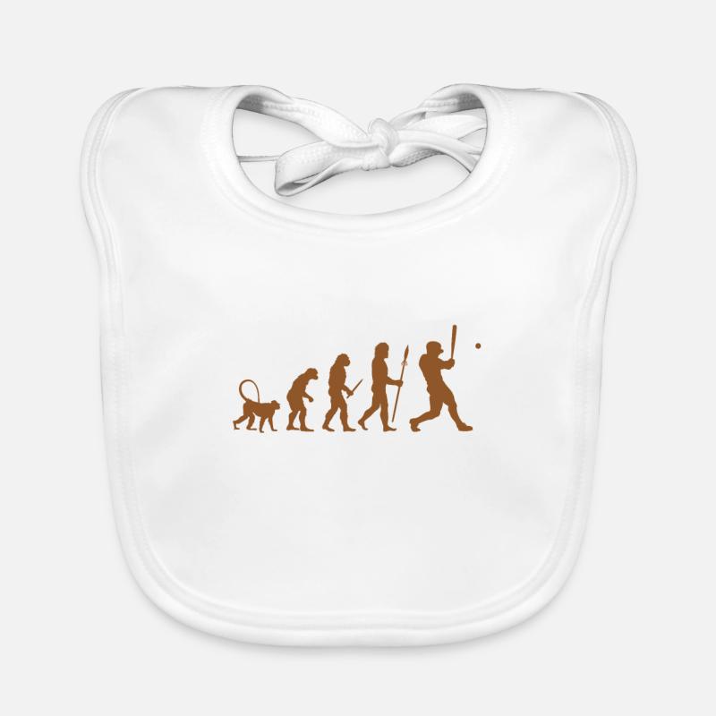 Baseball Evolution Baby Bio-Lätzchen