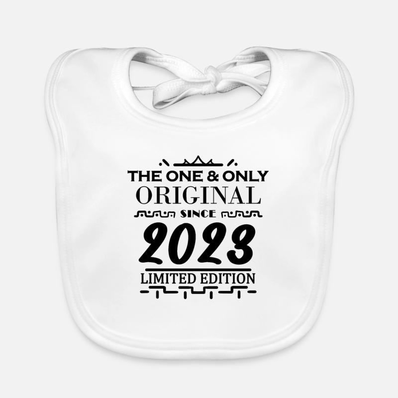 2023 - Baujahr 2023 Baby Bio-Lätzchen