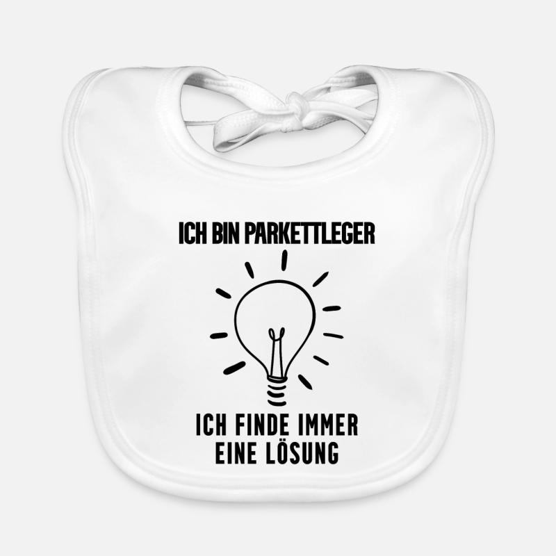 Parkettleger Geschenk Baby Bio-Lätzchen