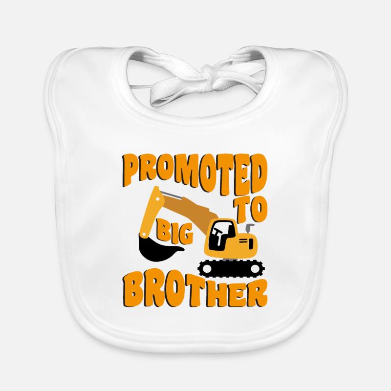 Zum großen Bruder befördert Going To Be A Big Brother Baby Bio-Lätzchen