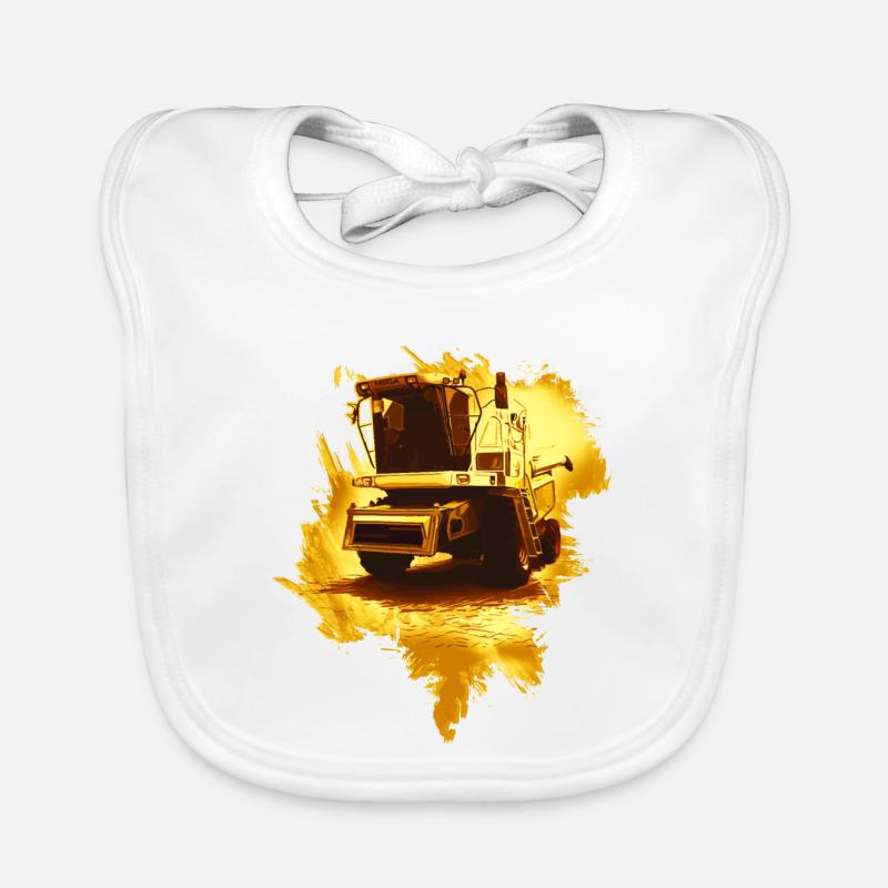 Moissonneuse-batteuse or Bavoir bio Bébé