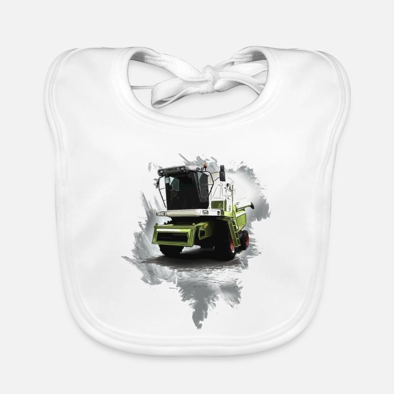Combiner - Bavoir bio Bébé - blanc