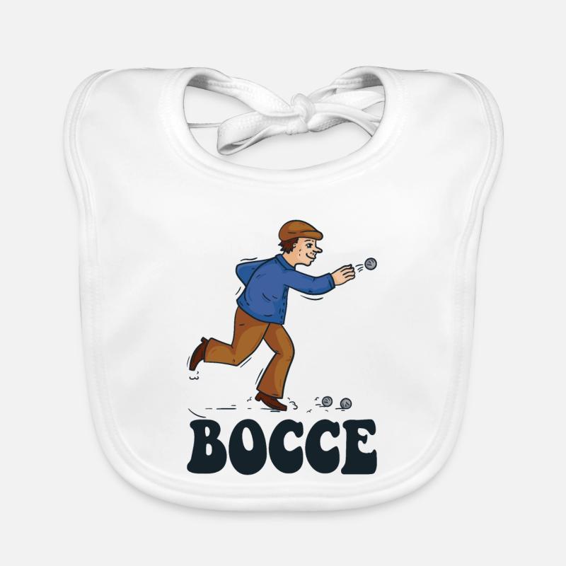 Bocce Spruch Bocce Ball mit Jack Bocci Game Bocce Baby Bio-Lätzchen