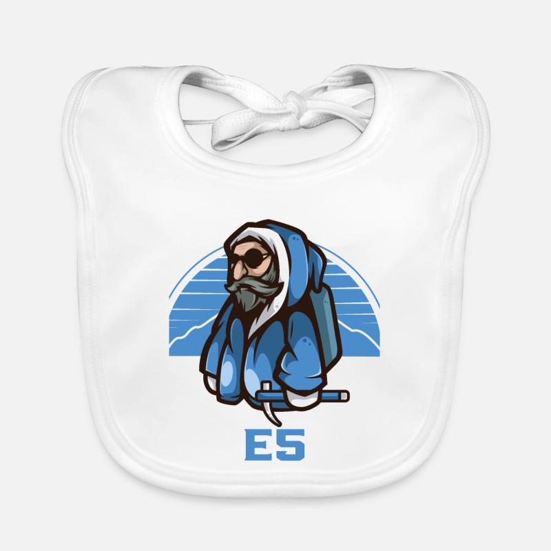 Alpenüberquerung E5 Alpenüberquerer Baby Bio-Lätzchen