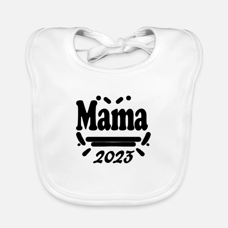 Maman 2023 Bavoir bio Bébé