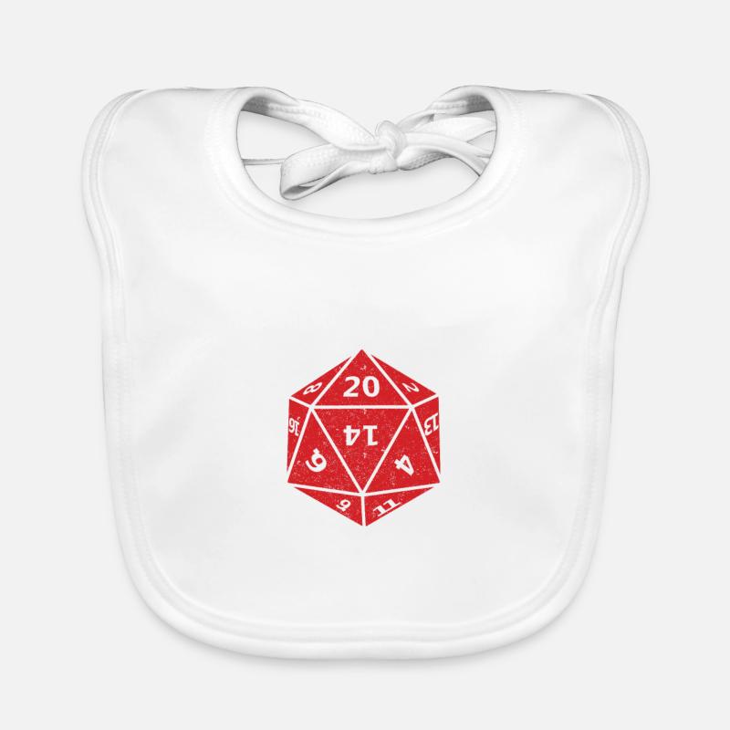 Dungeons Dice RPG Dragons SO TICKE ICH Baby Bio-Lätzchen